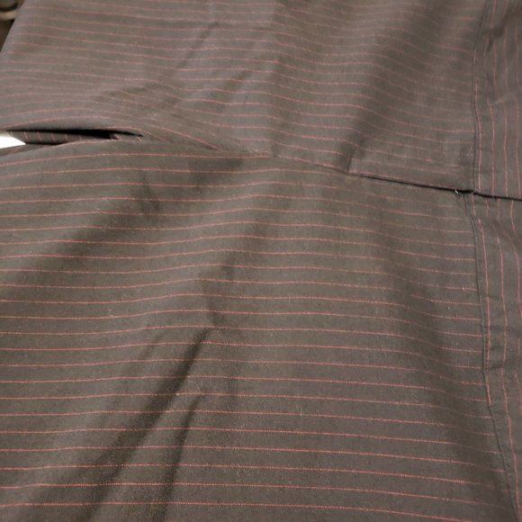 My Michelle red and black pin stripe pants 24W - Picture 3 of 8